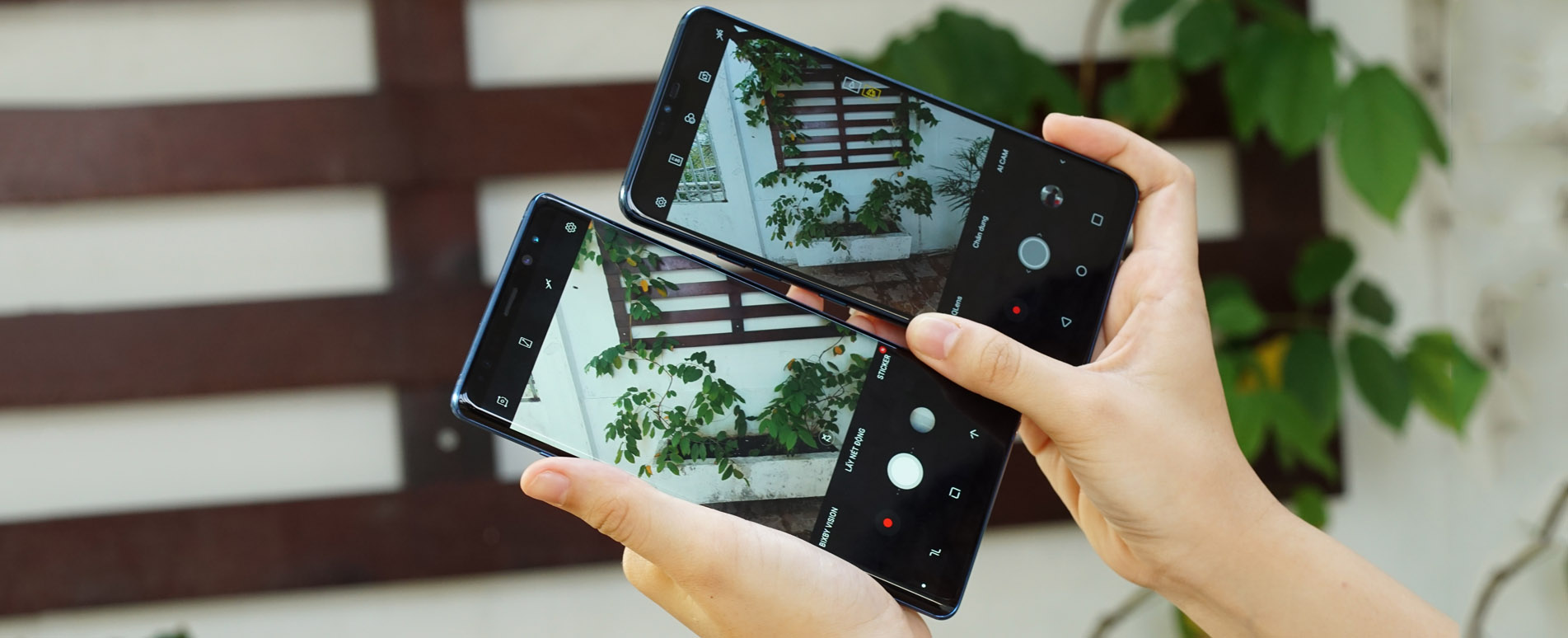 So sánh LG V35 thinq vs Samsung Galaxy Note 8 1