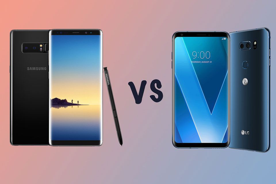 So sánh lg v35 thinq vs note 8 đặc trưng của 2 siêu phẩm